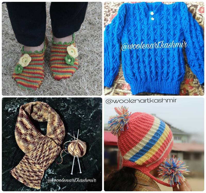 woolen art kashmir custom products
